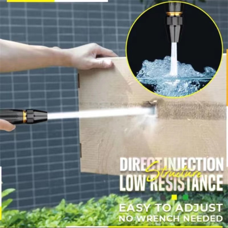 一分錢電費不需要，自動強力增壓三種噴水模式 十倍增強水壓 簡單安裝洗車澆花，打掃衛生，綠化灌溉都很好用