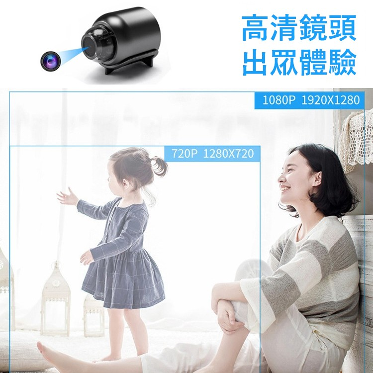 VXfive小型攝像機 【無需插線+170°廣角鏡頭遠程監控+斷電續航+免佈線安裝】至尊紐扣版